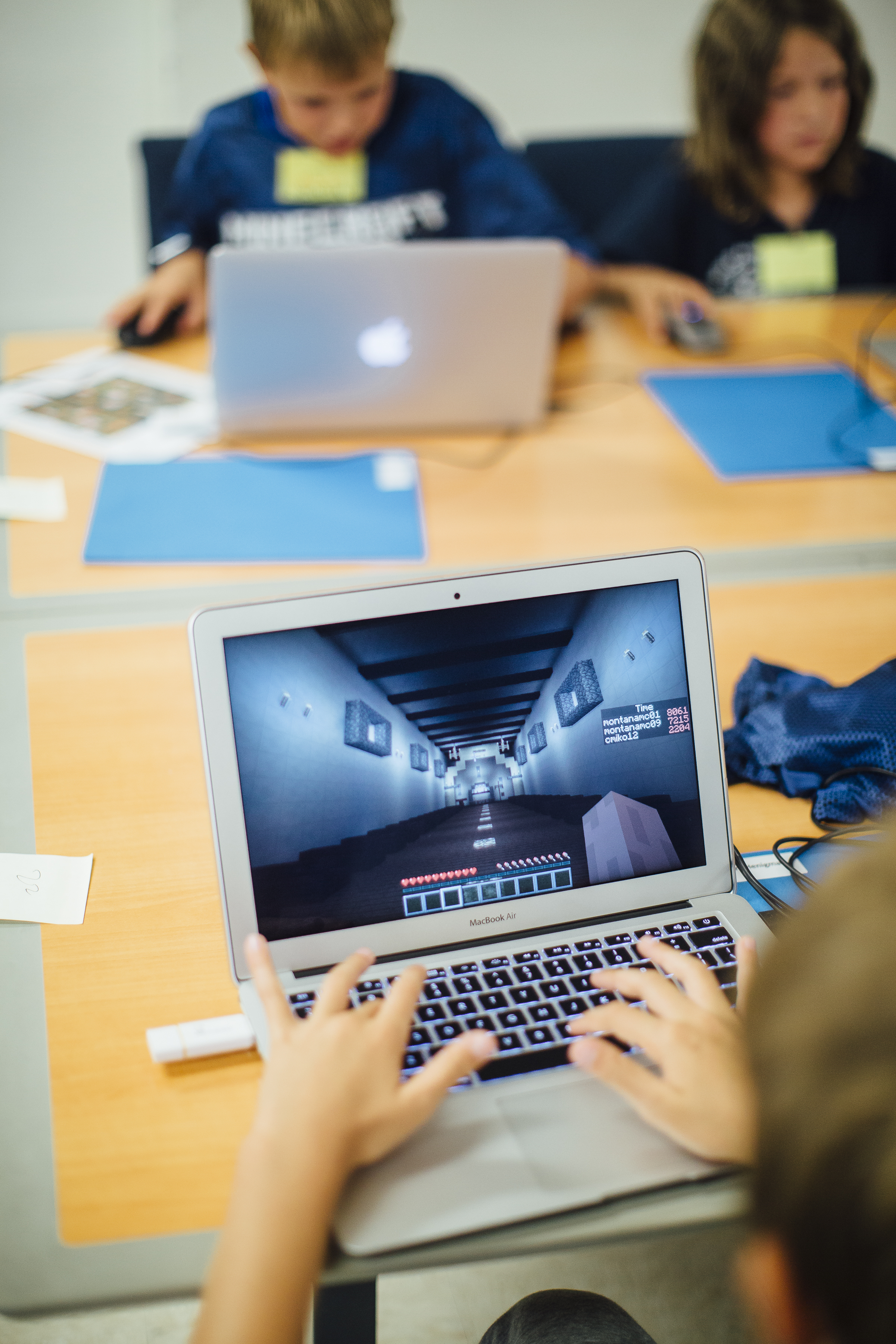 Computers set up for Minecraft 101