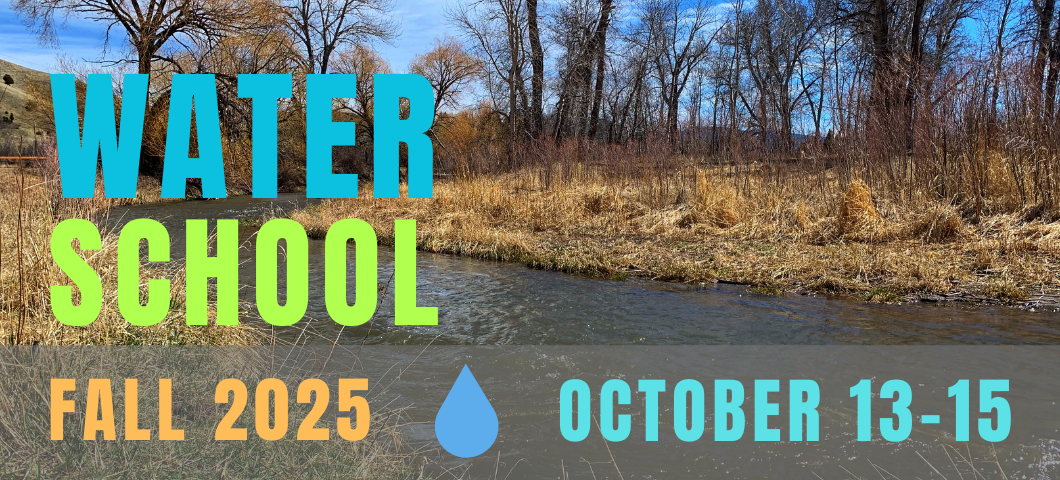 Water School Fall 2025, October 13-15
