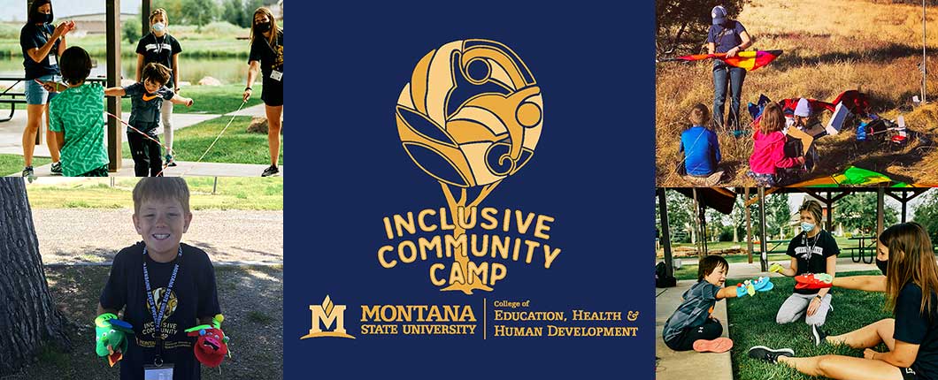 Inclusive Community Logo and images of Guides and campers from 2020